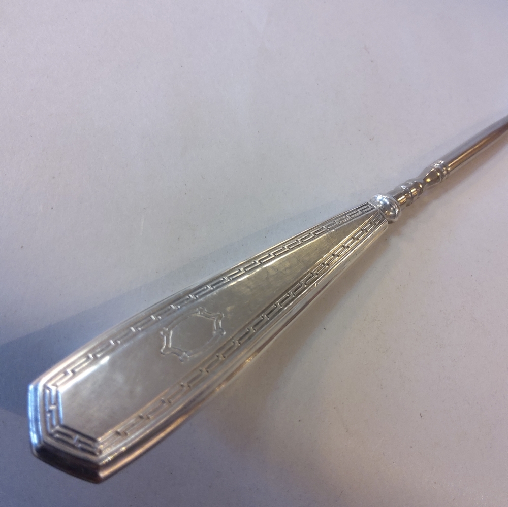 Antique Victorian Sterling Button Hook Steampunk … - image 7